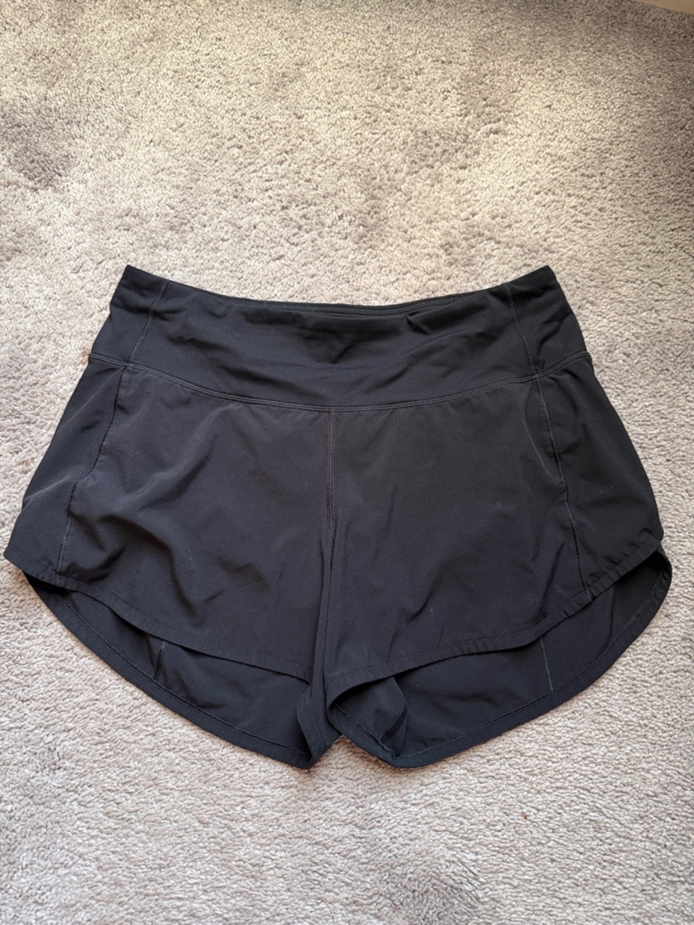 lululemon athletica Black Women's Run Shorts